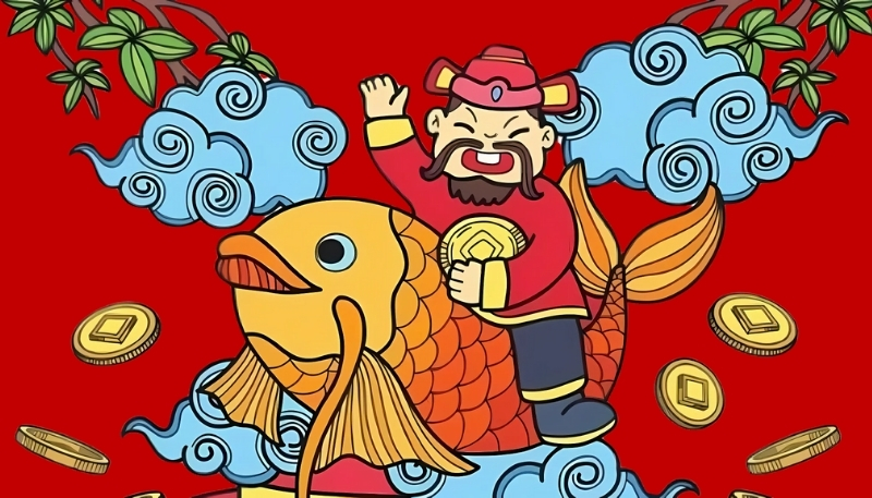 Hình nền Thần Tài 4K cho máy tính