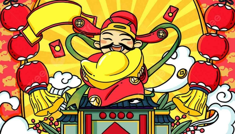 Hình nền Thần Tài 4K cho máy tính