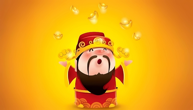 Hình nền Thần Tài 4K cho máy tính