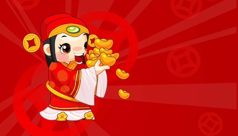 Hình nền Thần Tài 4K cho máy tính