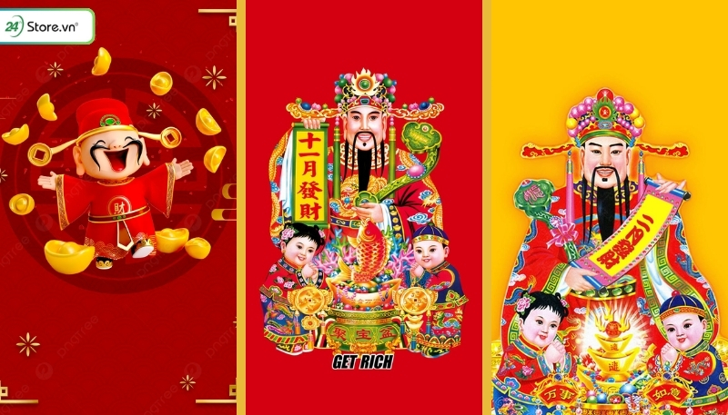 Hình nền Thần Tài cho điện thoại