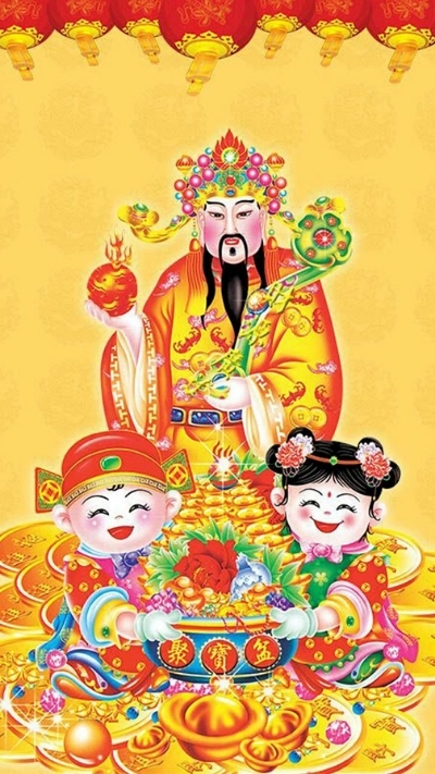 Hình nền Thần Tài cho điện thoại