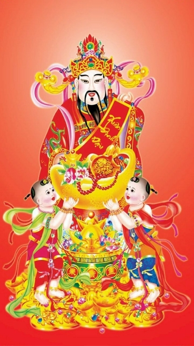 Hình nền Thần Tài cho điện thoại