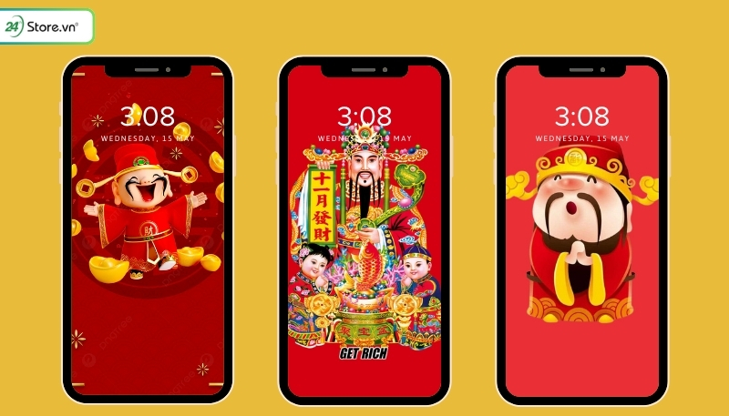 Hình nền Thần Tài cho điện thoại