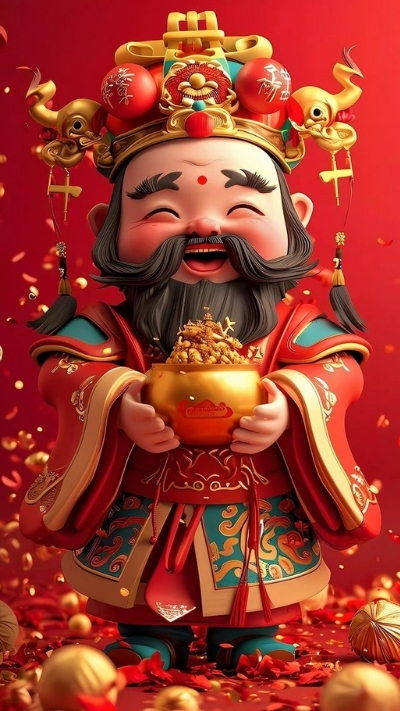 Hình nền Thần Tài cho điện thoại