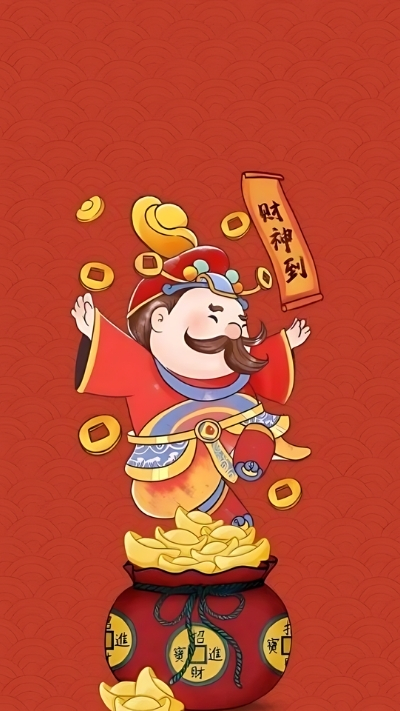 Hình nền Thần Tài cho iPhone