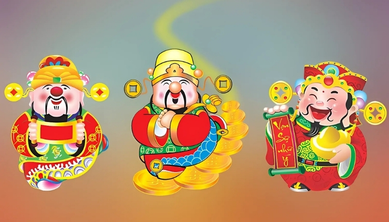 Hình nền Thần Tài cho máy tính 4K