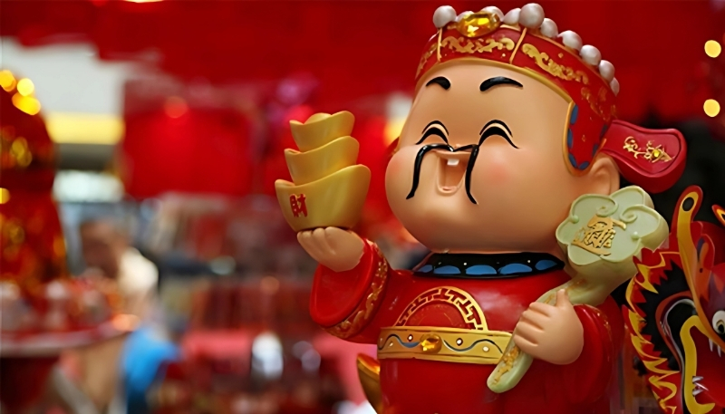 Hình nền Thần Tài cho máy tính 4K
