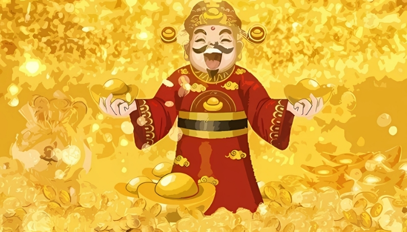 Hình nền Thần Tài cho mệnh Kim