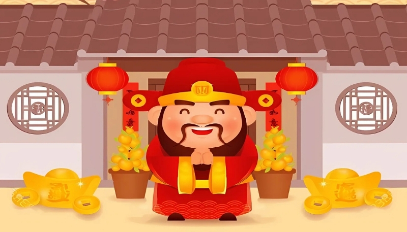 Hình nền Thần Tài cute