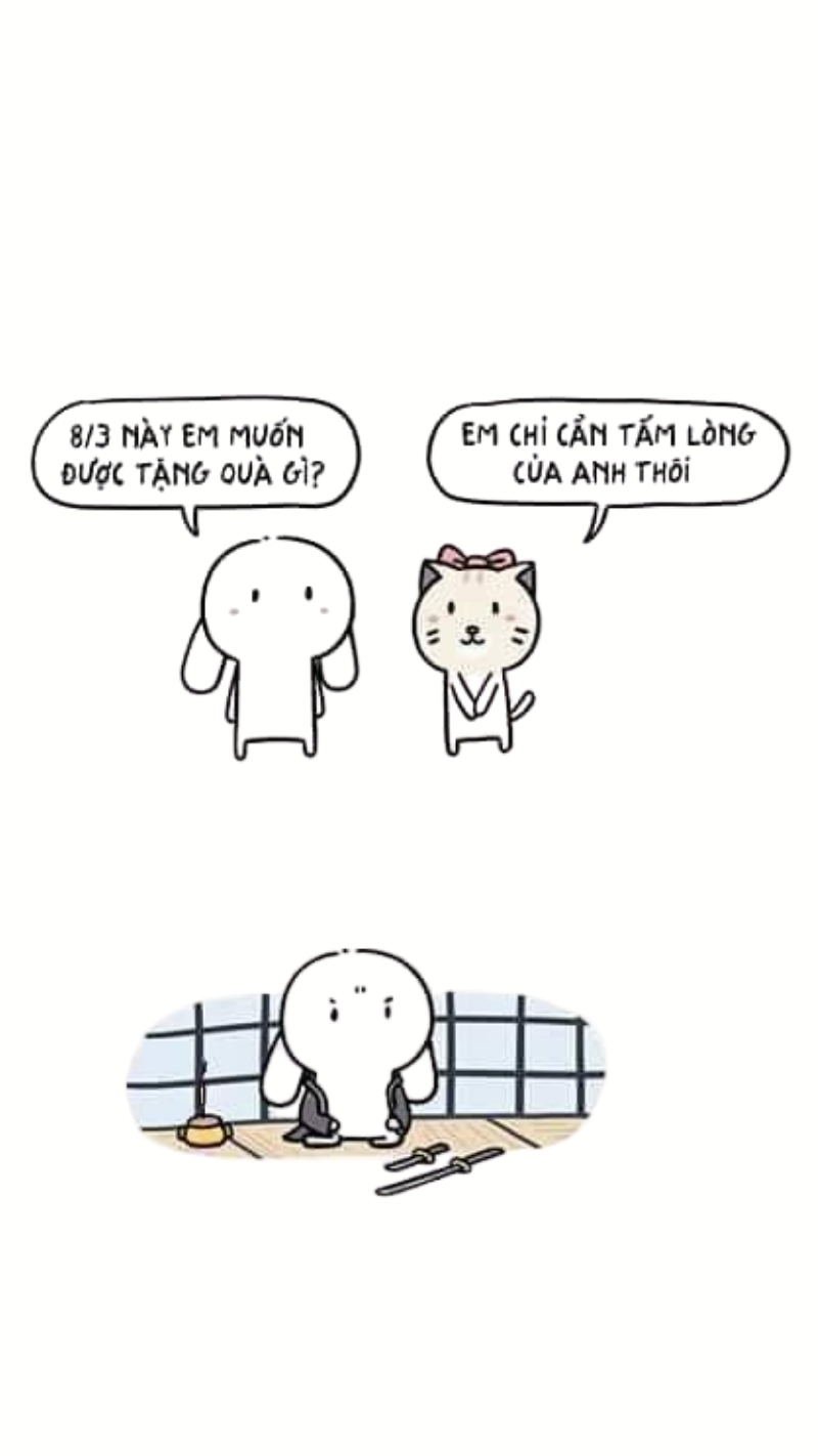 Meme thỏ 7 màu dí dỏm cực ngầu