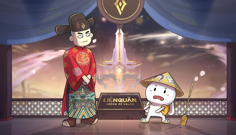 Wallpaper thỏ 7 màu Liên Quân full HD