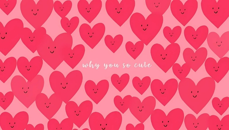 Hình nền trái tim cute