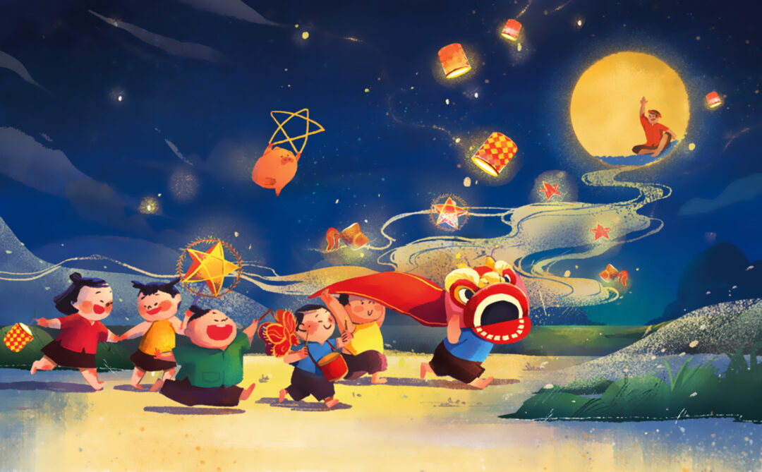 hình nền tết trung thu