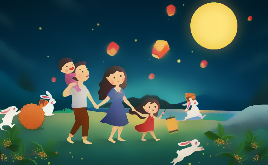 hình nền tết trung thu