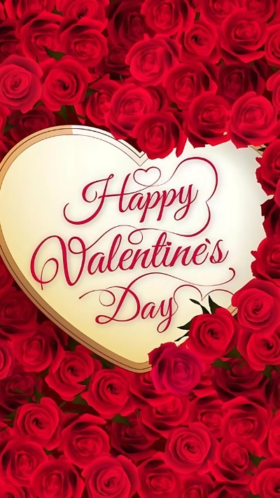 Hình nền Valentine hoa hồng