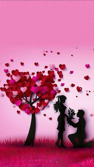 Hình nền Valentine Messenger