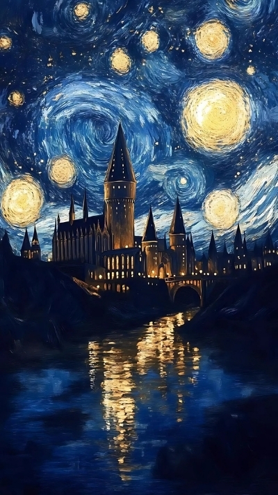 Background Van Gogh ấn tượng cho điện thoại