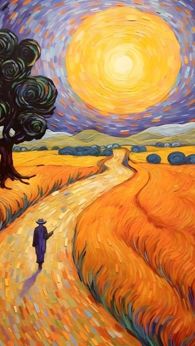 Hình nền Van Gogh cực lung linh cho smartphone