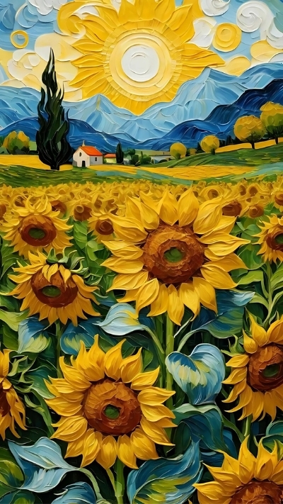 Wallpaper Van Gogh cho điện thoại cực cool