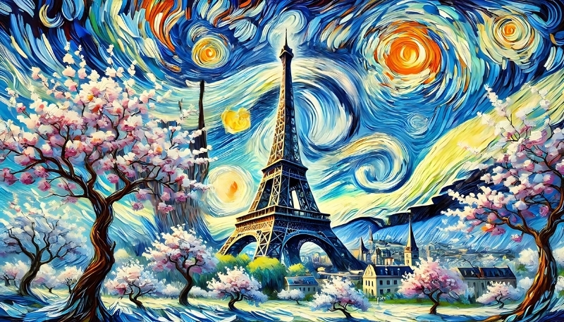Wallpaper Van Gogh cho máy tính đẹp nghệ thuật