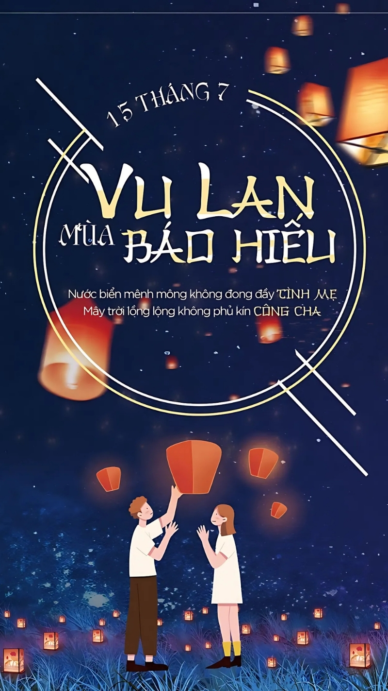 Wallpaper Vu Lan báo hiếu đẹp mobile