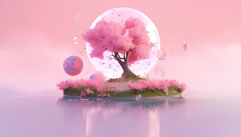 ảnh nền vũ trụ máy tính đảo nhỏ