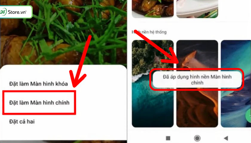cách tắt mix hình nền trên xiaomi