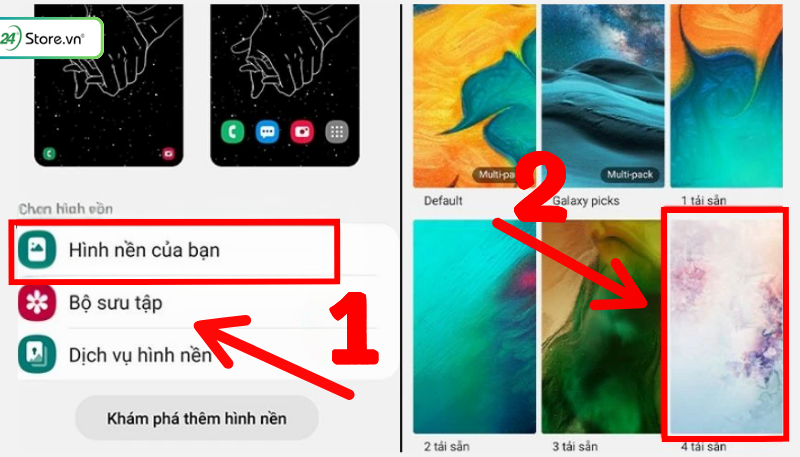 thay đổi hình nền xiaomi