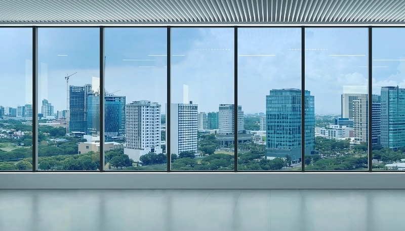 Ảnh nền zoom máy tính văn phòng sang trọng