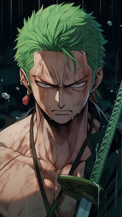 ảnh nền zoro chiến đấu chibi