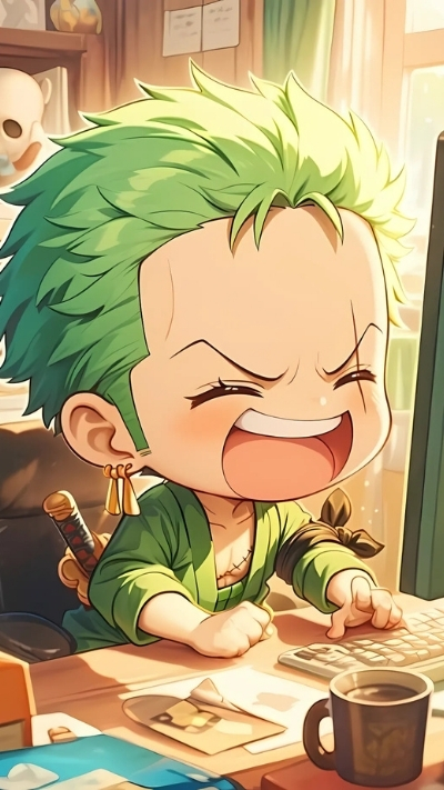 ảnh nền zoro cute mắt to