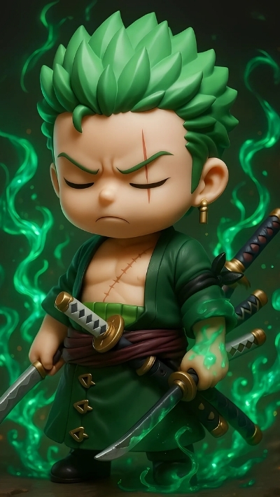 ảnh nền zoro cute ngộ nghĩnh