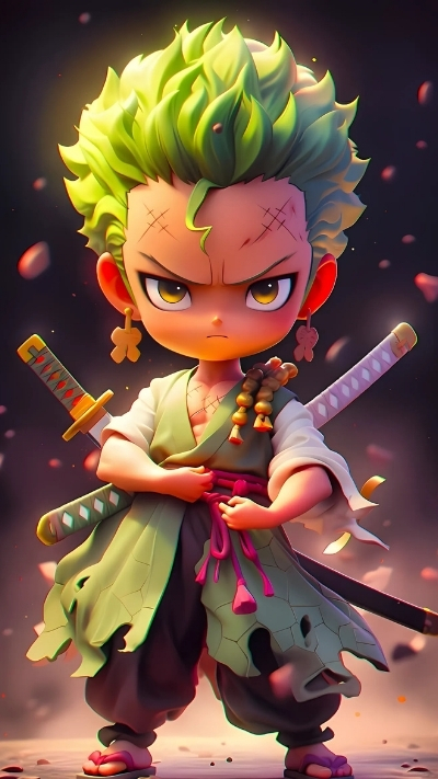 ảnh nền zoro cute nhỏ nhắn