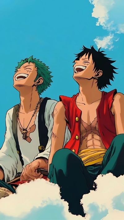 ảnh nền zoro và luffy hài hước