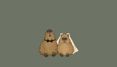 ảnh vẽ capybara 3d ngộ nghĩnh