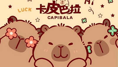 ảnh vẽ capybara 3d ở bể bơi