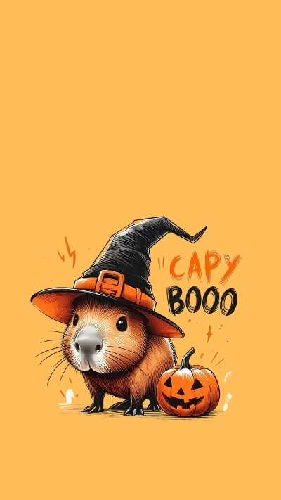 ảnh vẽ capybara vô tri cực chất
