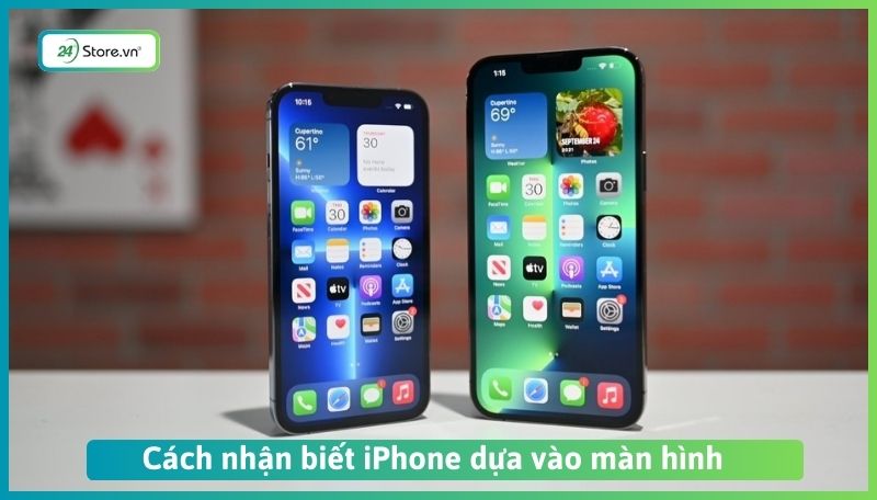Nhận biết iPhone dựng qua màn hình