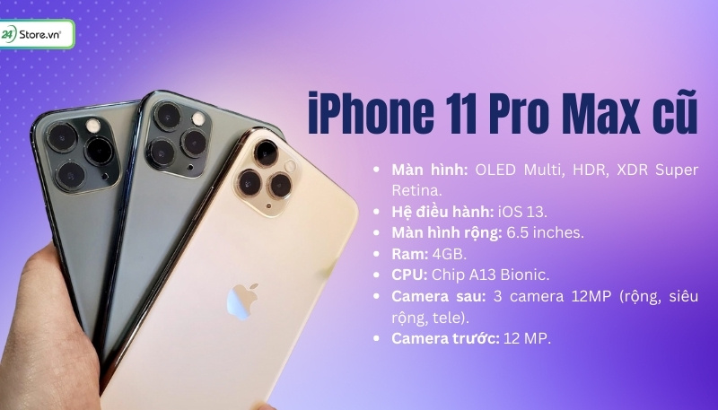 iphone dưới 10 triệu iPhone 11 pro max cũ