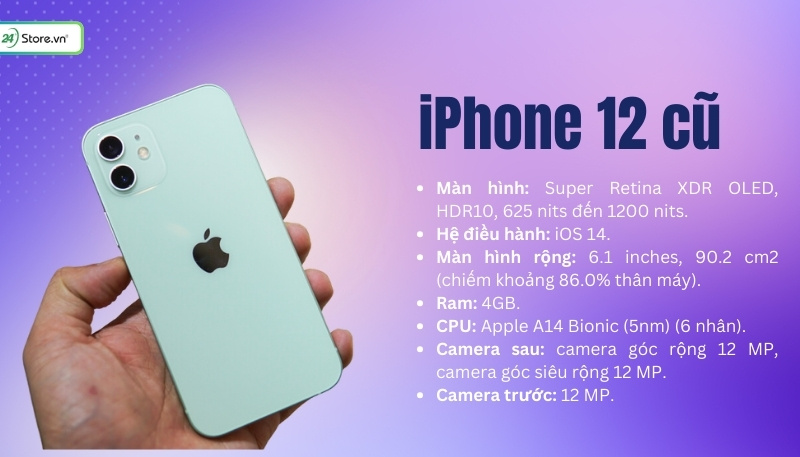 iphone dưới 10 triệu iPhone 12 cũ