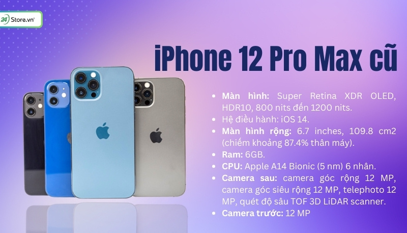 iphone dưới 10 triệu iPhone 12 pro max cũ