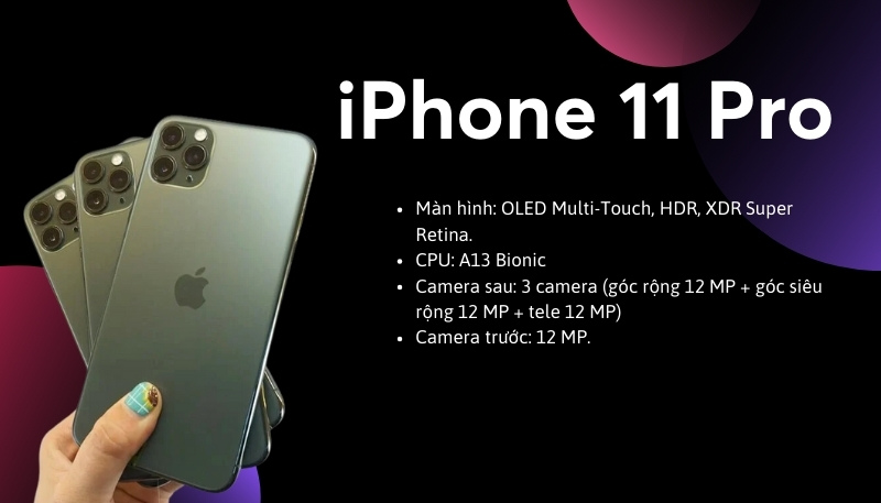 iPhone dưới 15 triệu iphone 11 Pro cũ