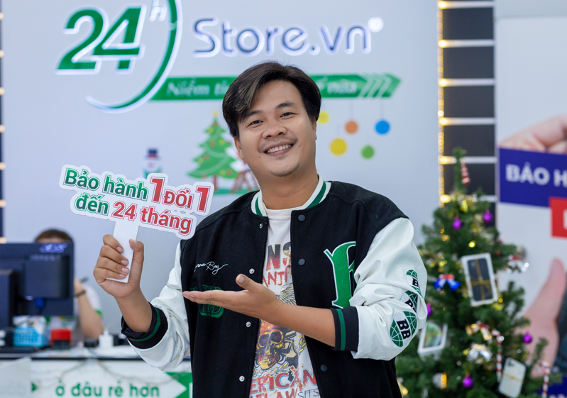 Tài Smile sắm iPhone mới và được hưởng chế độ bảo hành 24 tháng tại 24hStore