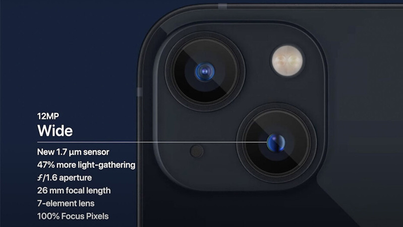 Máy ảnh dòng iPhone 12 và 13