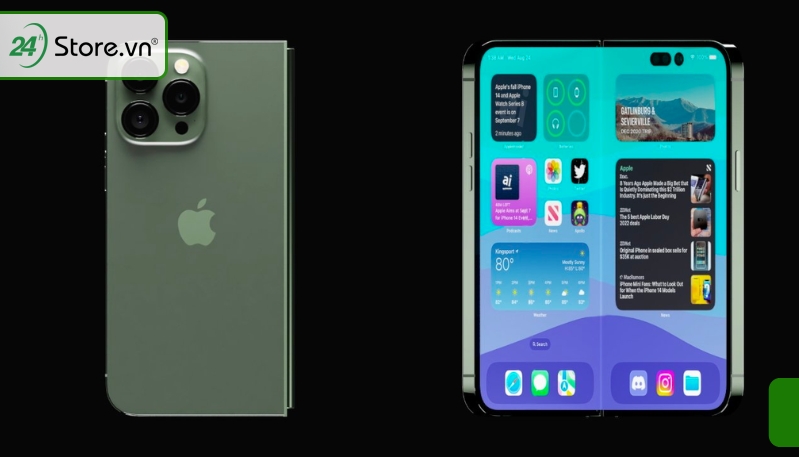 Điện thoại iPhone màn hình gập sẽ mang lại những gì