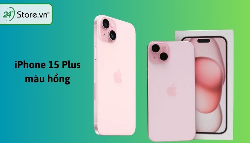 iphone 15 plus màu hồng