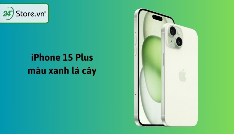 iphone 15 plus màu xanh lá cây