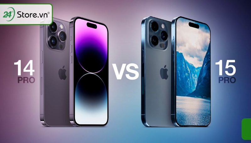 So sánh kích thước iPhone 15 Pro với iPhone 14 Pro