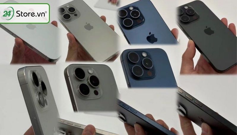  iphone 15 pro có bao nhiêu màu